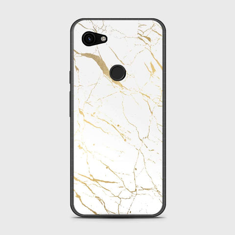 Google Pixel 3a Cover- White Marble Series 2 - HQ Premium Shine Durable Shatterproof Case