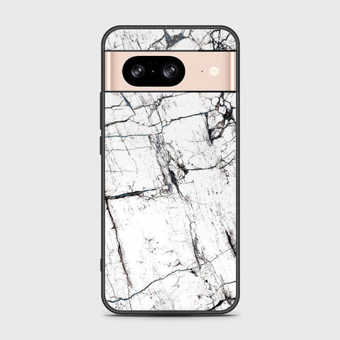 Google Pixel 8  Cover- White Marble Series 2 - HQ Premium Shine Durable Shatterproof Case