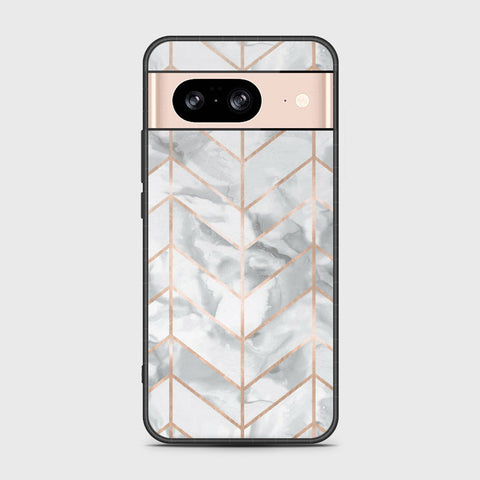 Google Pixel 8  Cover- White Marble Series 2 - HQ Premium Shine Durable Shatterproof Case