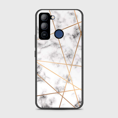 Tecno Pop 5 LTE Cover- White Marble Series 2 - HQ Premium Shine Durable Shatterproof Case