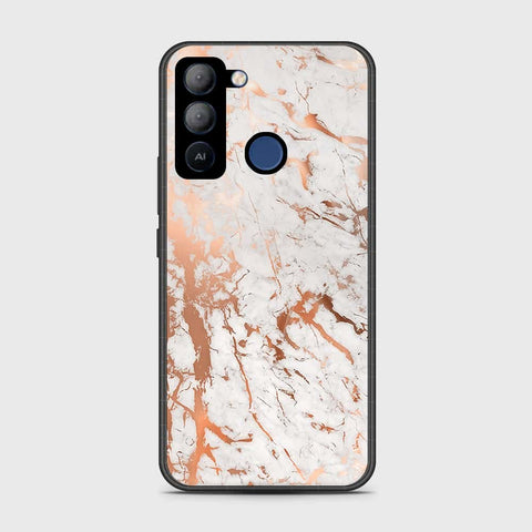 Tecno Pop 5 LTE Cover- White Marble Series 2 - HQ Premium Shine Durable Shatterproof Case