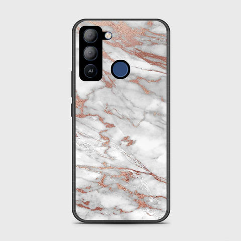 Tecno Pop 5 LTE Cover- White Marble Series 2 - HQ Premium Shine Durable Shatterproof Case