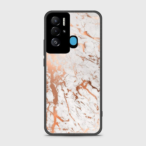 Tecno Pova Neo Cover- White Marble Series 2 - HQ Ultra Shine Premium Infinity Glass Soft Silicon Borders Case