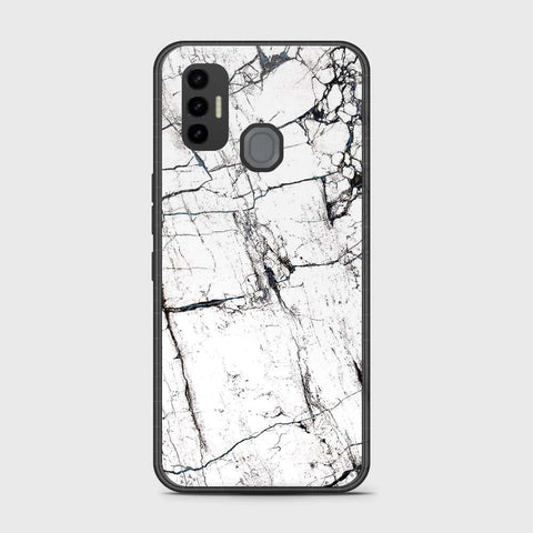 Tecno Spark 7T Cover- White Marble Series 2 - HQ Premium Shine Durable Shatterproof Case