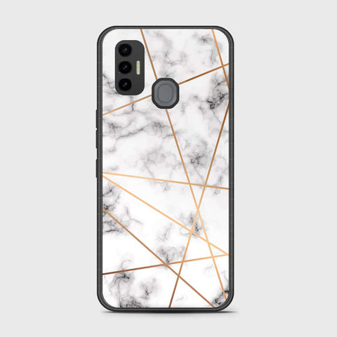 Tecno Spark 7T Cover- White Marble Series 2 - HQ Premium Shine Durable Shatterproof Case