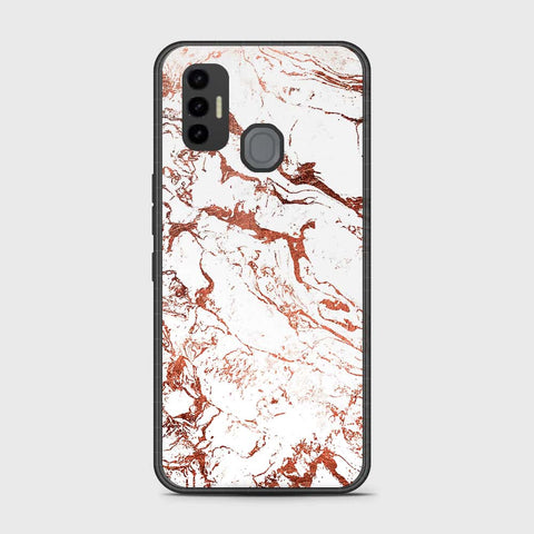 Tecno Spark 7T Cover- White Marble Series 2 - HQ Premium Shine Durable Shatterproof Case