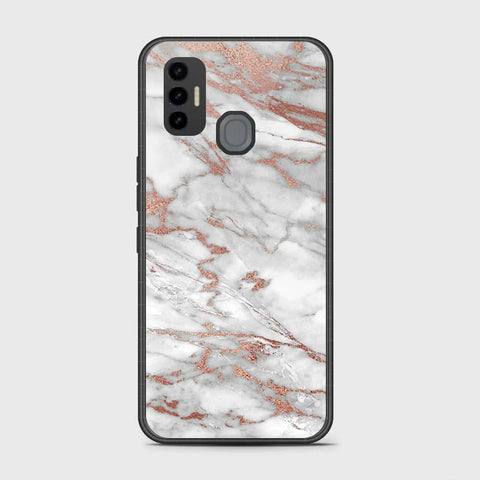 Tecno Spark 7T Cover- White Marble Series 2 - HQ Premium Shine Durable Shatterproof Case