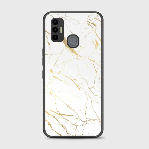 Tecno Spark 7T Cover- White Marble Series 2 - HQ Premium Shine Durable Shatterproof Case