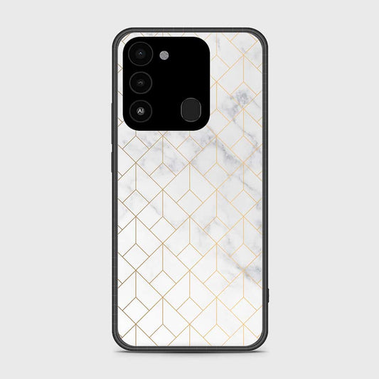 Tecno Spark Go 2022 Cover- White Marble Series 2 - HQ Premium Shine Durable Shatterproof Case