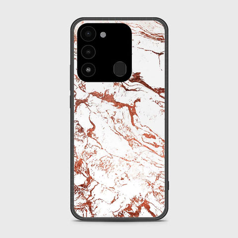 Tecno Spark Go 2022 Cover- White Marble Series 2 - HQ Premium Shine Durable Shatterproof Case