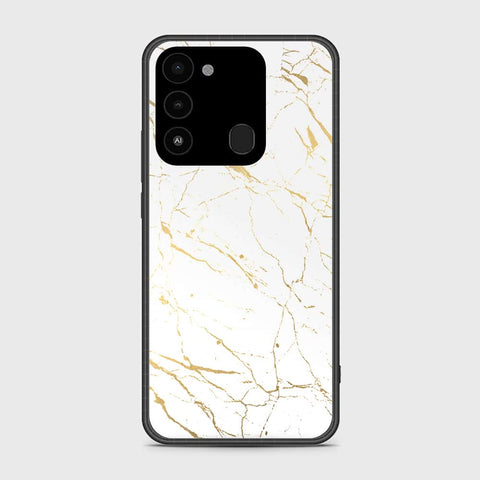 Tecno Spark Go 2022 Cover- White Marble Series 2 - HQ Premium Shine Durable Shatterproof Case