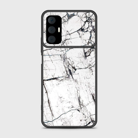 Tecno Spark 8 Pro Cover- White Marble Series 2 - HQ Premium Shine Durable Shatterproof Case