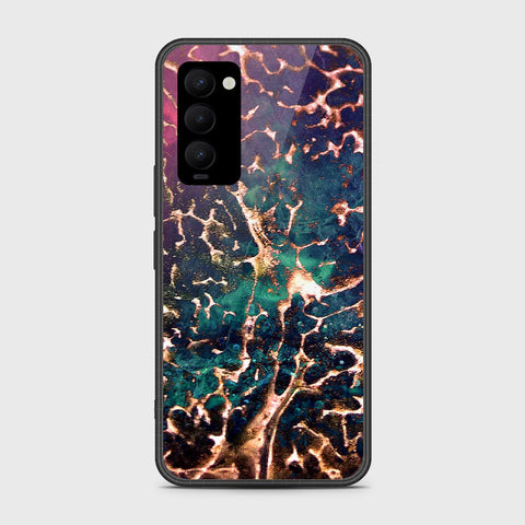 Tecno Camon 18T Cover- Colorful Marble Series - HQ Premium Shine Durable Shatterproof Case - Soft Silicon Borders