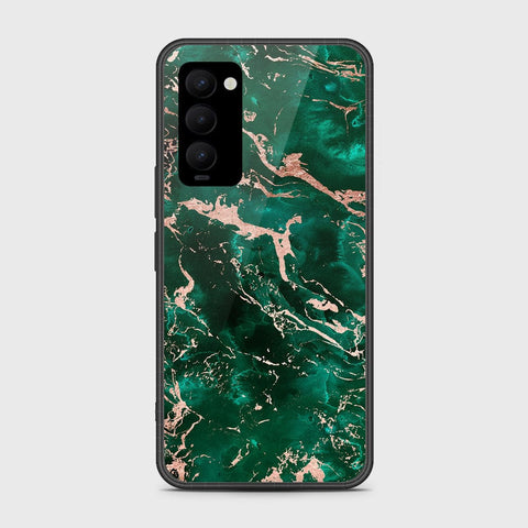 Tecno Camon 18T Cover- Colorful Marble Series - HQ Premium Shine Durable Shatterproof Case - Soft Silicon Borders