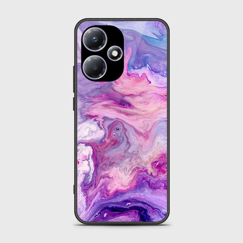 Infinix Hot 30 Play  Cover- Colorful Marble Series - HQ Premium Shine Durable Shatterproof Case