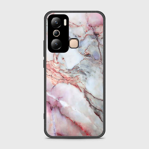 Infinix Hot 20i Cover- Colorful Marble Series - HQ Ultra Shine Premium Infinity Glass Soft Silicon Borders Case