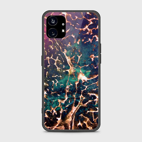 Nothing Phone 1 Cover- Colorful Marble Series - HQ Premium Shine Durable Shatterproof Case - Soft Silicon Borders