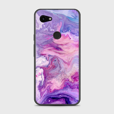 Google Pixel 3a Cover- Colorful Marble Series - HQ Premium Shine Durable Shatterproof Case