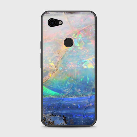 Google Pixel 3a Cover- Colorful Marble Series - HQ Premium Shine Durable Shatterproof Case