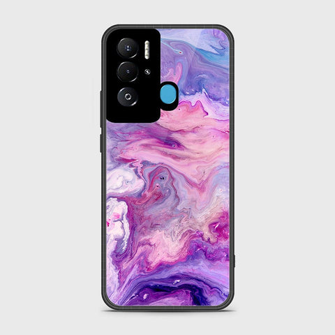 Tecno Pova Neo Cover- Colorful Marble Series - HQ Ultra Shine Premium Infinity Glass Soft Silicon Borders Case