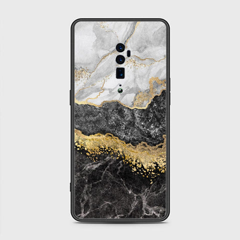 Oppo Reno 10x Zoom Cover- Colorful Marble Series - HQ Premium Shine Durable Shatterproof Case - Soft Silicon Borders