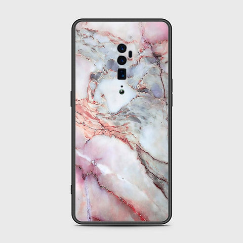 Oppo Reno 10x Zoom Cover- Colorful Marble Series - HQ Premium Shine Durable Shatterproof Case - Soft Silicon Borders