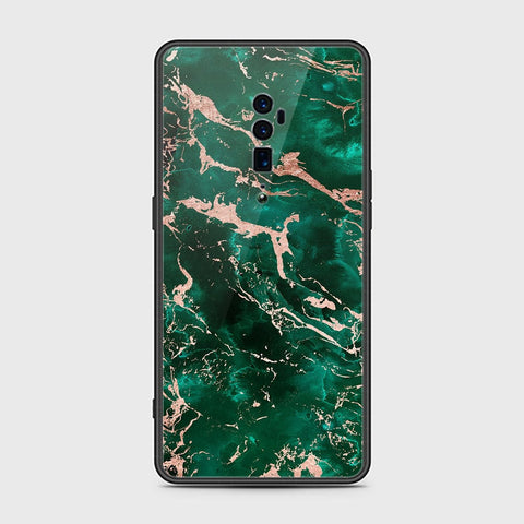 Oppo Reno 10x Zoom Cover- Colorful Marble Series - HQ Premium Shine Durable Shatterproof Case - Soft Silicon Borders