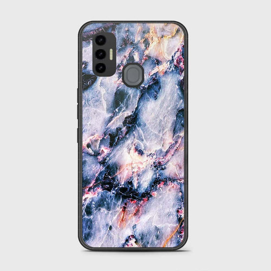 Tecno Spark 7 Cover- Colorful Marble Series - HQ Premium Shine Durable Shatterproof Case