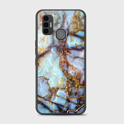 Tecno Spark 7T Cover- Colorful Marble Series - HQ Premium Shine Durable Shatterproof Case