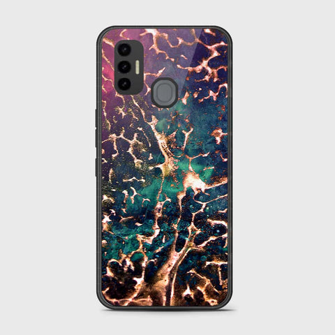 Tecno Spark 7T Cover- Colorful Marble Series - HQ Premium Shine Durable Shatterproof Case