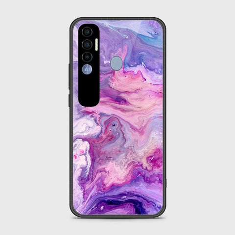 Tecno Spark 7 Pro Cover- Colorful Marble Series - HQ Premium Shine Durable Shatterproof Case