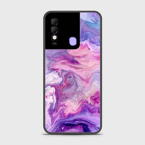 Tecno Spark 8 Cover- Colorful Marble Series - HQ Premium Shine Durable Shatterproof Case