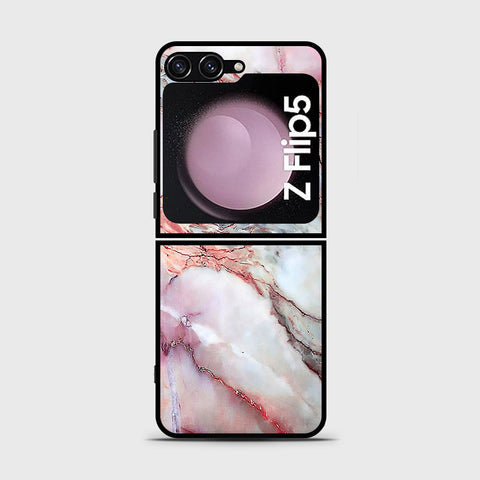 Samsung Galaxy Z Flip 5 5G  Cover- Colorful Marble Series - HQ Premium Shine Durable Shatterproof Case