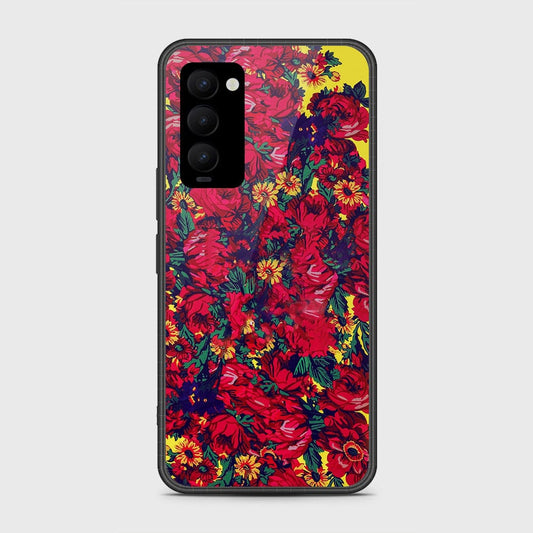 Tecno Camon 18T Cover- Floral Series - HQ Premium Shine Durable Shatterproof Case - Soft Silicon Borders