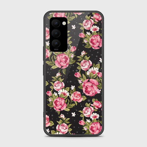 Tecno Camon 18T Cover- Floral Series - HQ Premium Shine Durable Shatterproof Case - Soft Silicon Borders