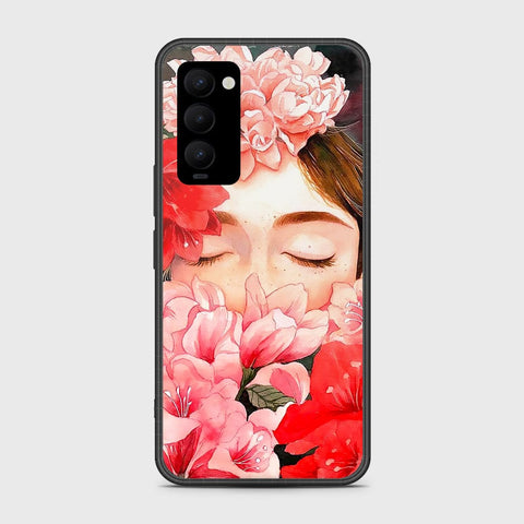 Tecno Camon 18T Cover- Floral Series - HQ Premium Shine Durable Shatterproof Case - Soft Silicon Borders