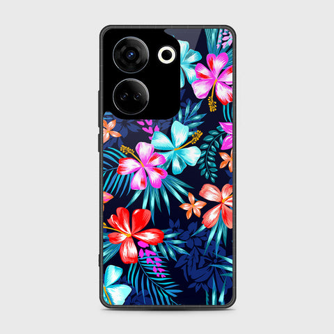 Tecno Camon 20 Pro  Cover- Floral Series - HQ Premium Shine Durable Shatterproof Case