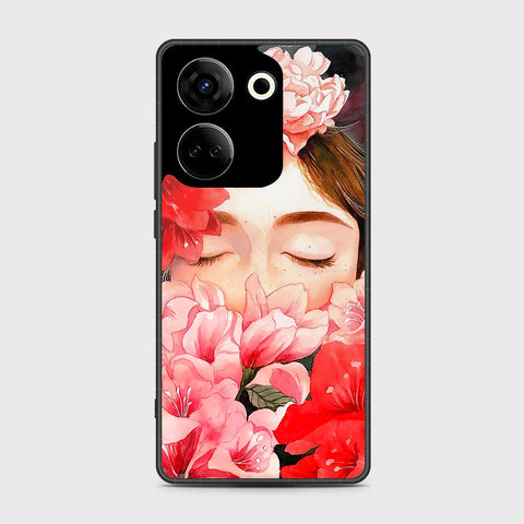 Tecno Camon 20 Pro  Cover- Floral Series - HQ Premium Shine Durable Shatterproof Case