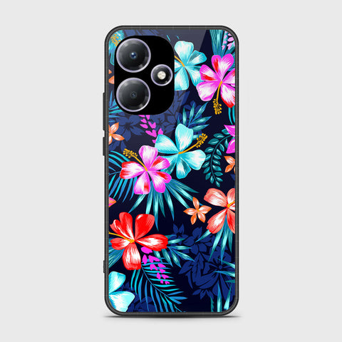 Infinix Hot 30 Play  Cover- Floral Series - HQ Premium Shine Durable Shatterproof Case