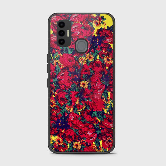 Tecno Spark 7 Cover- Floral Series - HQ Premium Shine Durable Shatterproof Case