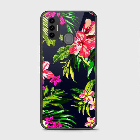 Tecno Spark 7T Cover- Floral Series - HQ Premium Shine Durable Shatterproof Case