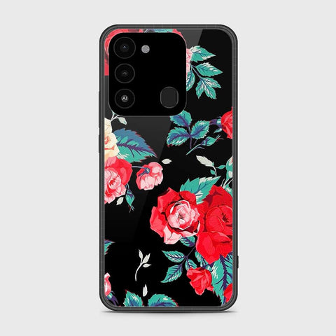 Tecno Spark Go 2022 Cover- Floral Series - HQ Premium Shine Durable Shatterproof Case