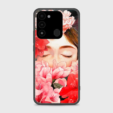 Tecno Spark Go 2022 Cover- Floral Series - HQ Premium Shine Durable Shatterproof Case