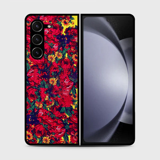 Samsung Galaxy Z Fold 5 5G  Cover- Floral Series - HQ Premium Shine Durable Shatterproof Case