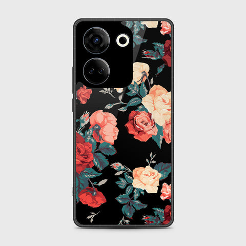 Tecno Camon 20  Cover- Floral Series 2 - HQ Premium Shine Durable Shatterproof Case
