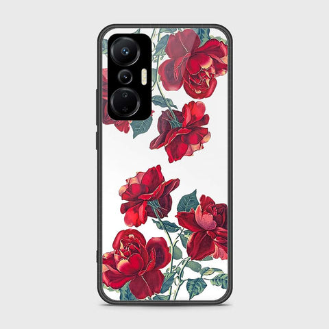 Infinix Hot 20S Cover- Floral Series 2 - HQ Ultra Shine Premium Infinity Glass Soft Silicon Borders Case