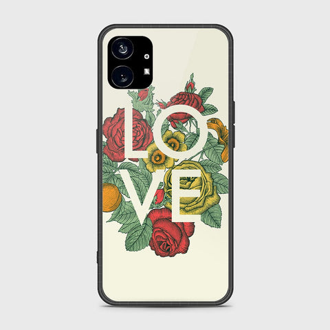 Nothing Phone 1 Cover- Floral Series 2 - HQ Premium Shine Durable Shatterproof Case - Soft Silicon Borders