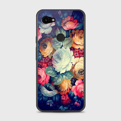 Google Pixel 3a Cover- Floral Series 2 - HQ Premium Shine Durable Shatterproof Case