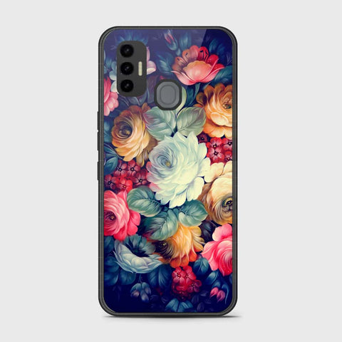 Tecno Spark 7 Cover- Floral Series 2 - HQ Premium Shine Durable Shatterproof Case