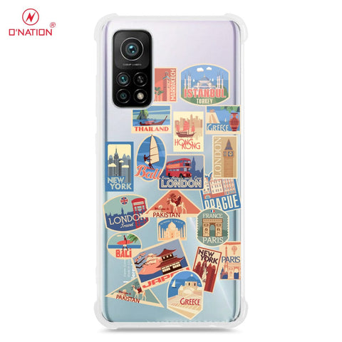 Xiaomi Mi 10T Cover - Personalised Boarding Pass Ticket Series - 5 Designs - Clear Phone Case - Soft Silicon Borders